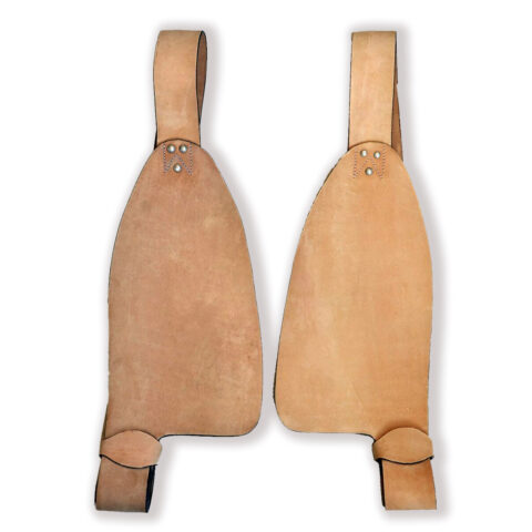 Horse Western Adult Tooled Leather Replacement Saddle Fender Pair Set