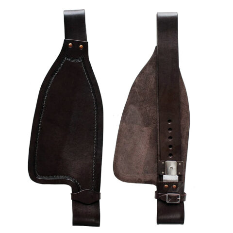 Horse Western Adult Tooled Leather Replacement Saddle Fender Pair Set