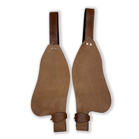 Horse Western Adult Tooled Leather Replacement Saddle Fenders Pair Set