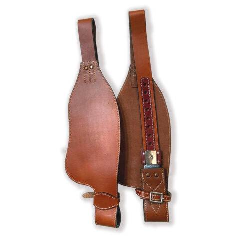 Horse Western Adult Tooled Leather Replacement Saddle Fenders Pair Set