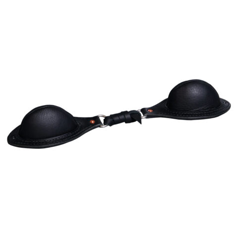 Western Saddle Natural Leather Softy Pair of Bucking Roll with Steel Dees