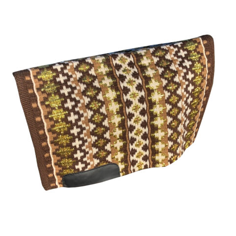 Western Horse Show Saddle Pad Blanket New Zealand Wool - Sazaar Tack