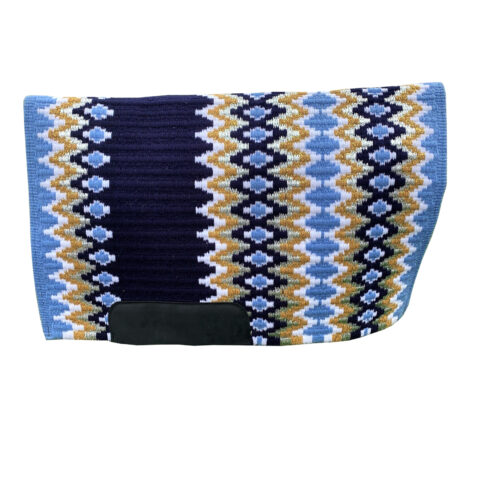 Western Horse Show Saddle Pad Blanket New Zealand Wool - Sazaar Tack