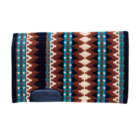 Western Horse Show Saddle Pad Blanket New Zealand Wool - Sazaar Tack