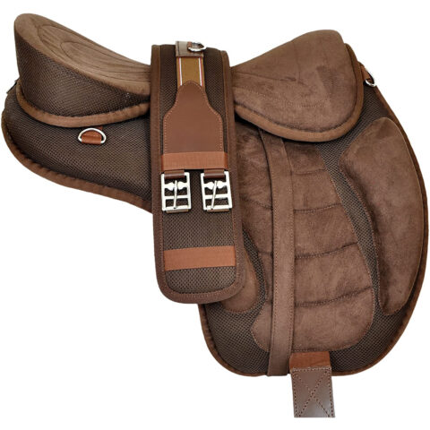 All purpose Synthetic Treeless Freemax English Horse Saddle