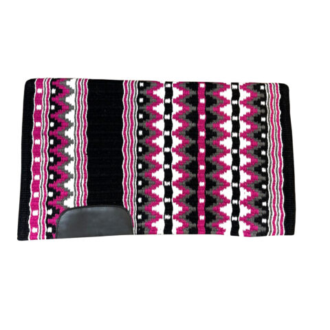 Western Horse Show Saddle Pad Blanket New Zealand Wool - Sazaar Tack