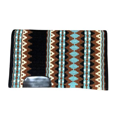 Western Horse Show Saddle Pad Blanket New Zealand Wool - Sazaar Tack