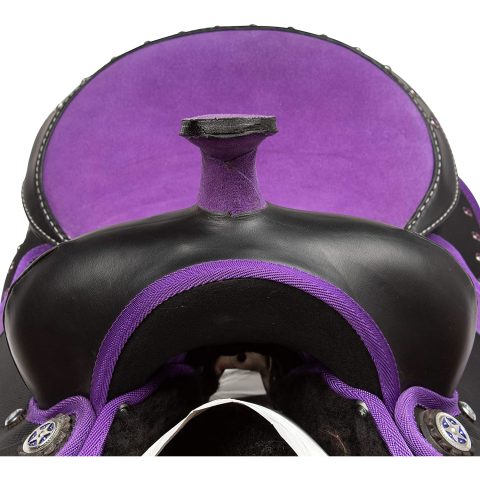 Western Horse Pleasure Trail Barrel Racer Show Saddle Synthetic
