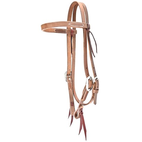 Material: Hot oiled leather for a classic and durable finish. Buckles on Both Sides: Allows for an optimized fit and easy adjustment. Quality Construction: Crafted by Berlin Custom Leather, known for their high standards. Design: Browband style suitable for various equestrian disciplines. Hardware: Includes sturdy buckles for secure fastening and precise adjustment.
