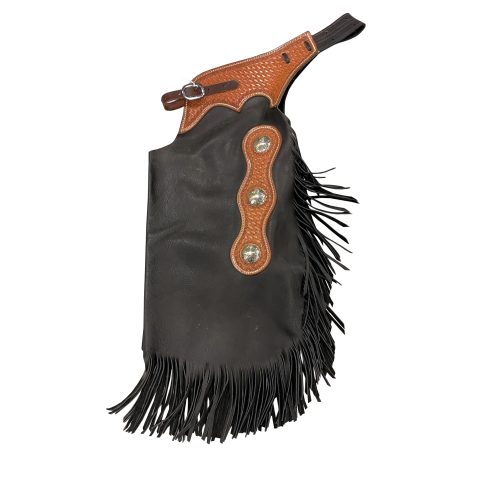 Custom Made Western Leather Chinks
