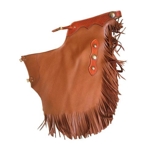 Custom Made Western Leather Chinks