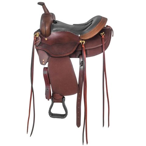 Western Barrel Racing Horse Saddle Pleasure Trail Floral Tooled Leather Rodeo Cowboy Tack Set