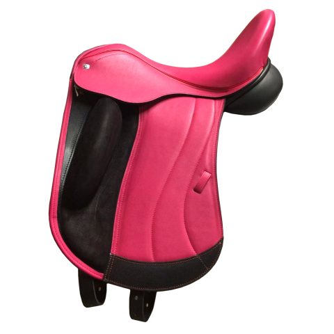Dressage Treeless Saddle with Velcro Pannel and Knee Blocks
