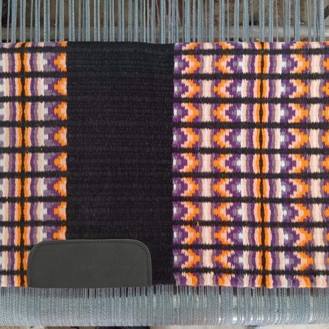 Western Horse Show Saddle Pad Blanket with New Zealand Wool