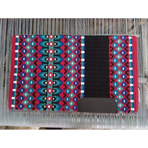 Western Horse Show Saddle Pad Blanket with New Zealand Wool